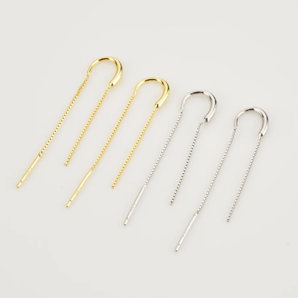 ANDYWEN 925 Sterling Silver Single Chain 65mm Piercing Drop Earring Women Line Luxury Gold Rock Punk Fashion Jewelry For Women
ANDYWEN 925 Sterling Silver Single Chain 65mm Piercing Drop Earring Women Line Luxury Gold Rock Punk Fashion Jewelry For Women