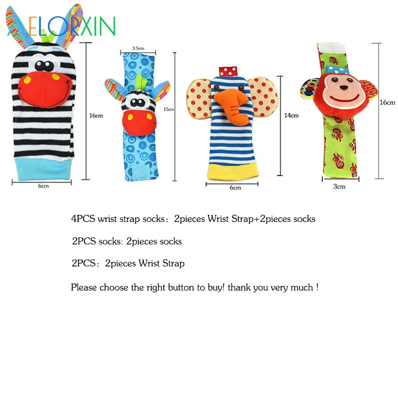 New Cute Animal Soft Animal Baby Rattles Children Infant Newborn Plush Sock Baby Toy Wrist Strap Baby Foot Socks
New Cute Animal Soft Animal Baby Rattles Children Infant Newborn Plush Sock Baby Toy Wrist Strap Baby Foot Socks