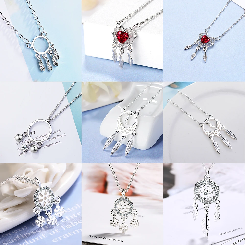 Red Crystal Dream Catcher Pendants Necklace for Women 2021 Trendy Korean Fashion Neck Jewelry Sweater Chain Necklace for Girl
Red Crystal Dream Catcher Pendants Necklace for Women 2021 Trendy Korean Fashion Neck Jewelry Sweater Chain Necklace for Girl