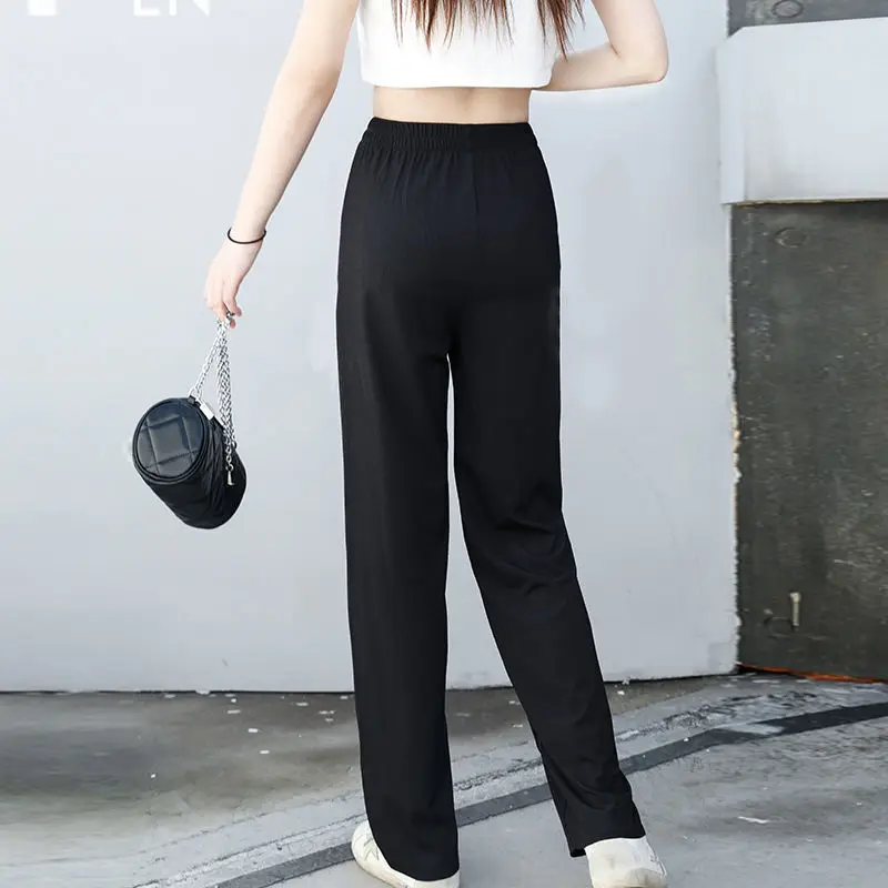 Ice silk wide leg pants women's summer new high waist vertical feeling straight tube loose thin Korean female students versatile
Ice silk wide leg pants women's summer new high waist vertical feeling straight tube loose thin Korean female students versatile