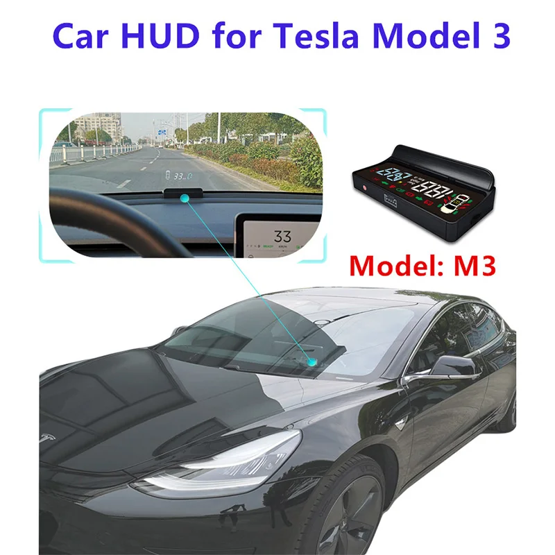 Автомобильный цифровой проектор HUD Speeeter, проектор скорости поворосветильник для Tesla Model 3
Автомобильный цифровой проектор HUD Speeeter, проектор скорости поворосветильник для Tesla Model 3