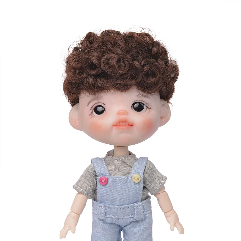 1/8 BJD/SD Doll Wig Hair High Temperature Fiber short wave Brown Color Wigs for BJD/SD Dolls 
1/8 BJD/SD Doll Wig Hair High Temperature Fiber short wave Brown Color Wigs for BJD/SD Dolls