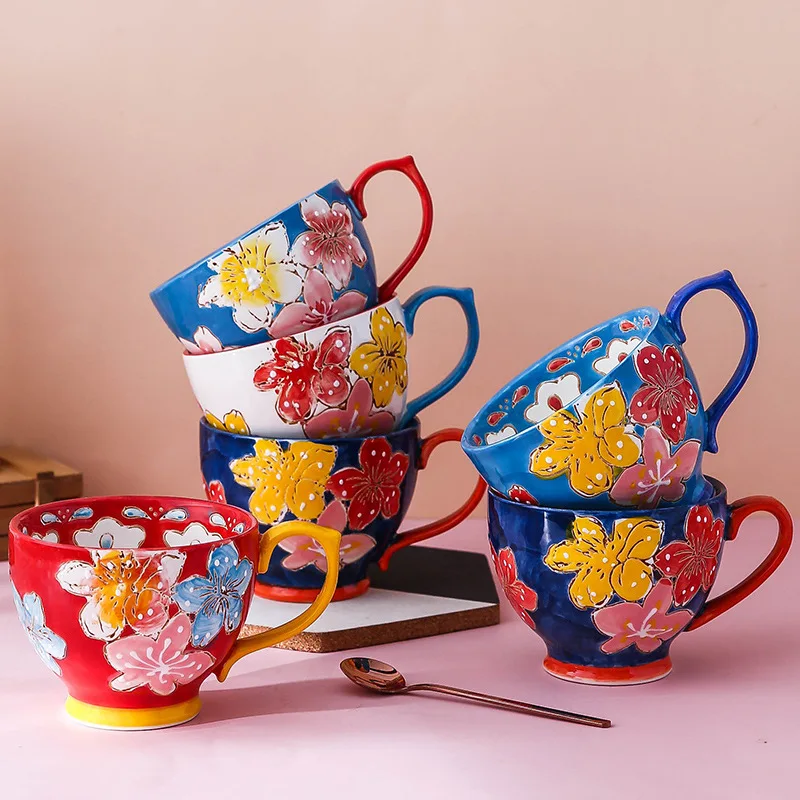 Household Ceramic Cup Mug Oatmeal Breakfast Coffee Milk Bottle Creative Large-capacity Hand-painted Office Tea Cup Coffee Mugs
Household Ceramic Cup Mug Oatmeal Breakfast Coffee Milk Bottle Creative Large-capacity Hand-painted Office Tea Cup Coffee Mugs