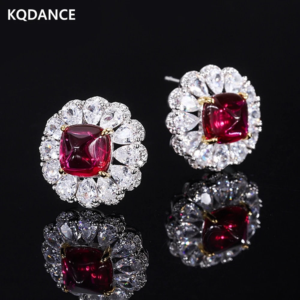 Woman Lab Gemstones diamond blue/red/Green stone emerald ruby Tanzanite Flower Earrings 925 sterling Silver Fine Jewelry 2021
Woman Lab Gemstones diamond blue/red/Green stone emerald ruby Tanzanite Flower Earrings 925 sterling Silver Fine Jewelry 2021