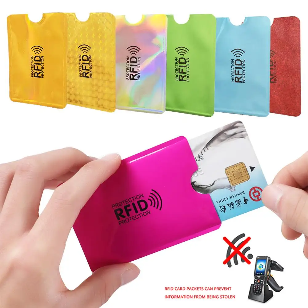 10Pcs Portable Anti-magnetic RFID Credit Bank ID Card Sleeve Protective Case Passport Holder Packet Wallet Purse Bags Pouch
10Pcs Portable Anti-magnetic RFID Credit Bank ID Card Sleeve Protective Case Passport Holder Packet Wallet Purse Bags Pouch