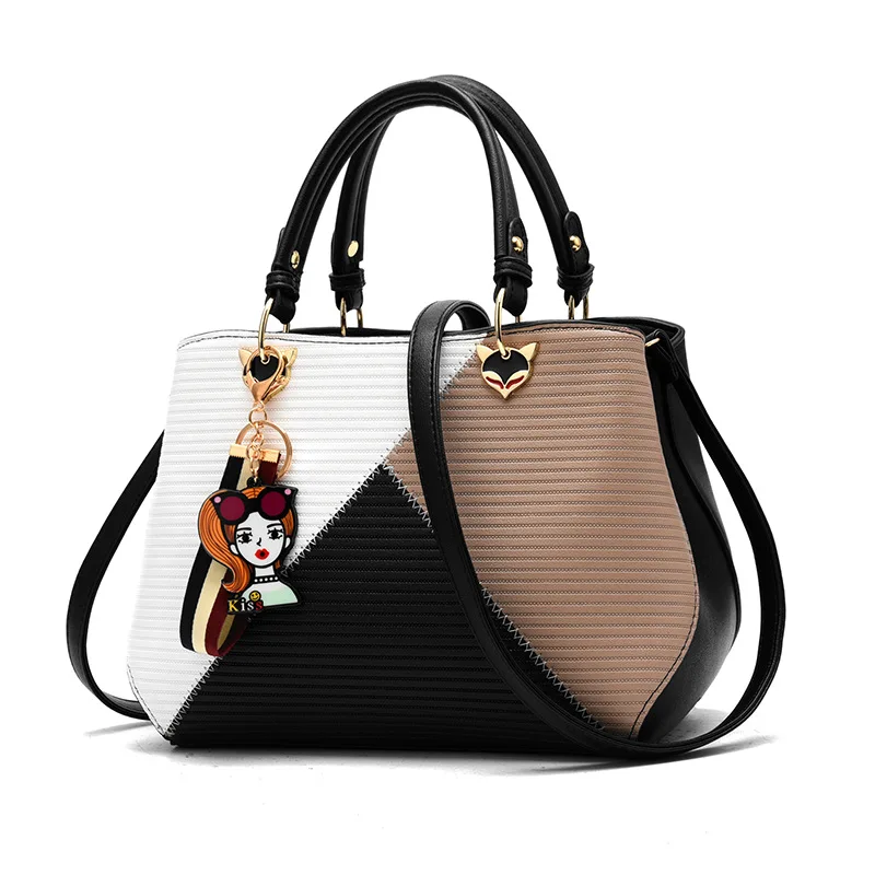 Vintage Women Hand Bag Designers Luxury Handbags Women Shoulder Bags Female Top-handle Bags Fashion Brand Splicing Handbags
Vintage Women Hand Bag Designers Luxury Handbags Women Shoulder Bags Female Top-handle Bags Fashion Brand Splicing Handbags