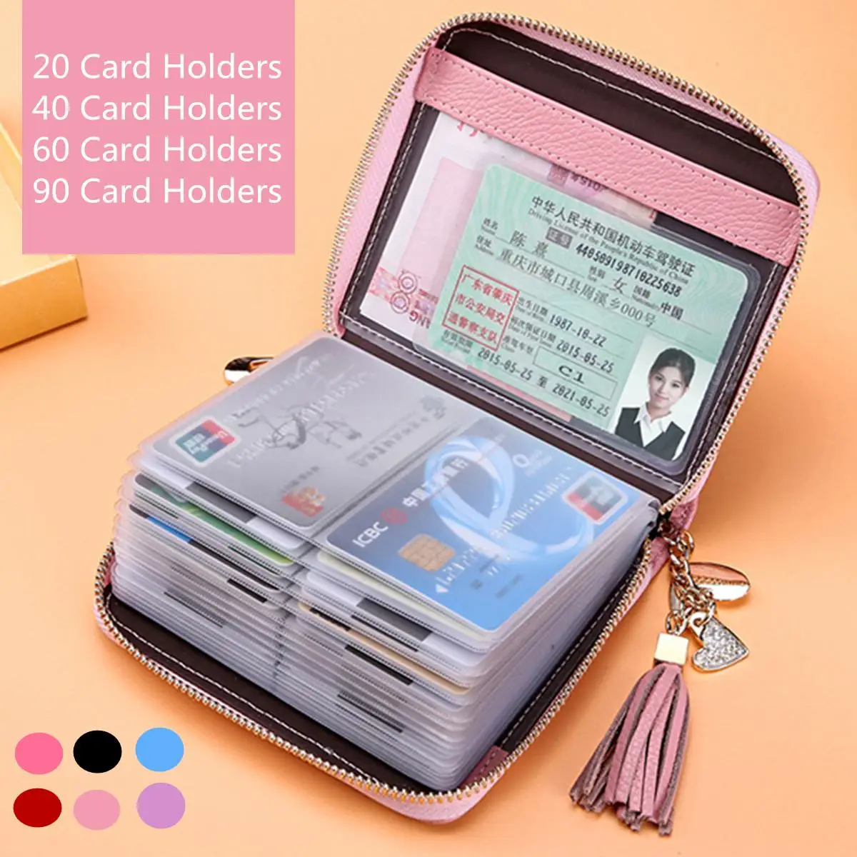 Fashion Card Bag Unisex Business Card Holder Women Credit Card Genuine Leather ID Holders Female Cardholder Organizer Wallet
Fashion Card Bag Unisex Business Card Holder Women Credit Card Genuine Leather ID Holders Female Cardholder Organizer Wallet