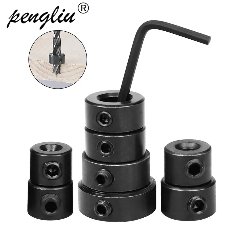 8Pcs 3-16mm Woodworking Drill Locator Bit Depth Stop Collars Ring Positioner Drill Locator Wood Drill Bit With Hex Wrench Guid
8Pcs 3-16mm Woodworking Drill Locator Bit Depth Stop Collars Ring Positioner Drill Locator Wood Drill Bit With Hex Wrench Guid