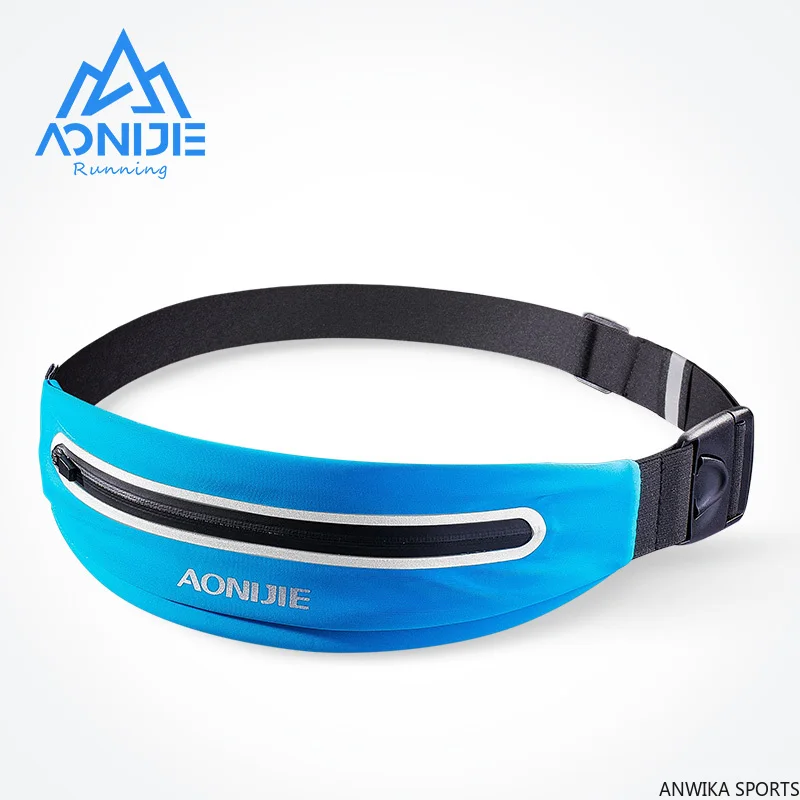 

AONIJIE E919 Adjustable Slim Running Waist Belt Jogging Bag Fanny Pack Travel Marathon Gym Workout Fitness 6.0-in Phone Holder