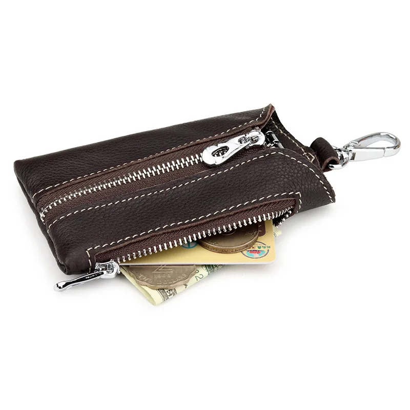 Vintage Genuine Leather Key Wallet Men Key Holder Housekeeper Keys Holder Organizer Women Keychain Covers Zipper Key Case Bag
Vintage Genuine Leather Key Wallet Men Key Holder Housekeeper Keys Holder Organizer Women Keychain Covers Zipper Key Case Bag