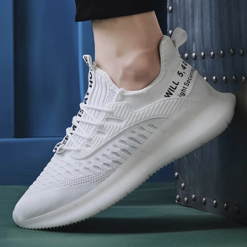 Мужские спортивные кроссовки на шнуровке, дышащие сетчатые, Уличная Повседневная прогулочная обувь
Мужские спортивные кроссовки на шнуровке, дышащие сетчатые, Уличная Повседневная прогулочная обувь