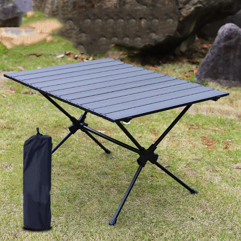 Алюминий сплав складной столик для кемпинга на открытом воздухе легкий Пикник