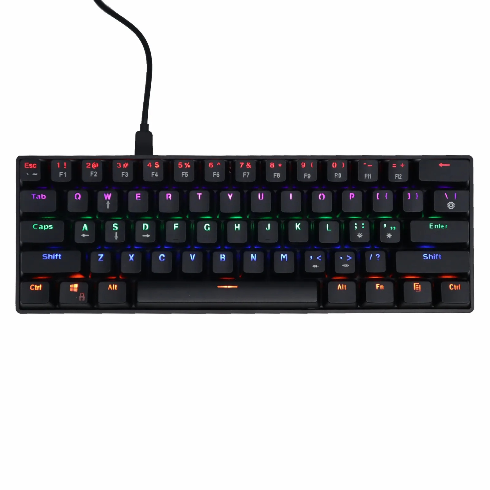 HIPERDEAL Solid & Durable DK61E To Prevent Ghosting 61-key RGB Mechanical Gaming Keyboard Wired New Type LED Backlit Keyboard
HIPERDEAL Solid & Durable DK61E To Prevent Ghosting 61-key RGB Mechanical Gaming Keyboard Wired New Type LED Backlit Keyboard