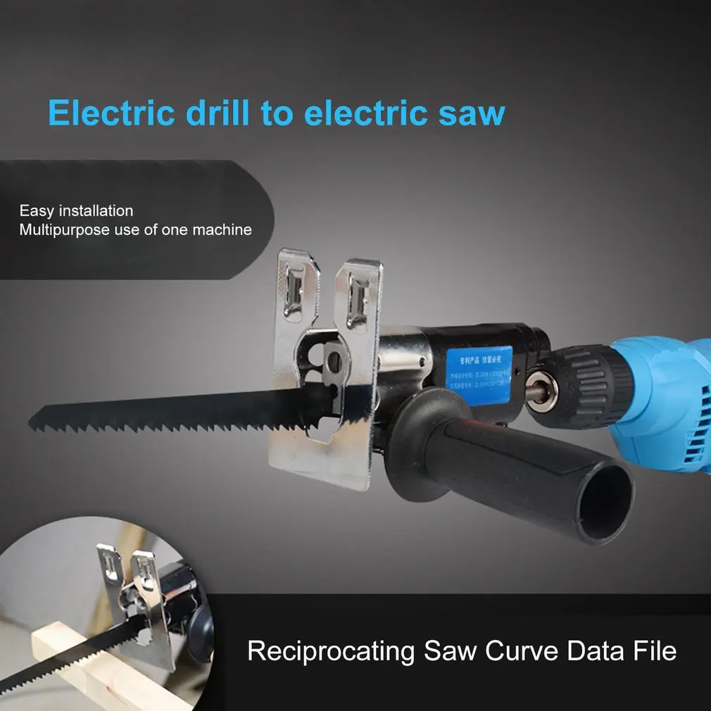 Multifunctional Cordless Reciprocating Saw Attachment Wood Metal File Cutting Tool Electric Drill Jig Power Tool Accessories
Multifunctional Cordless Reciprocating Saw Attachment Wood Metal File Cutting Tool Electric Drill Jig Power Tool Accessories