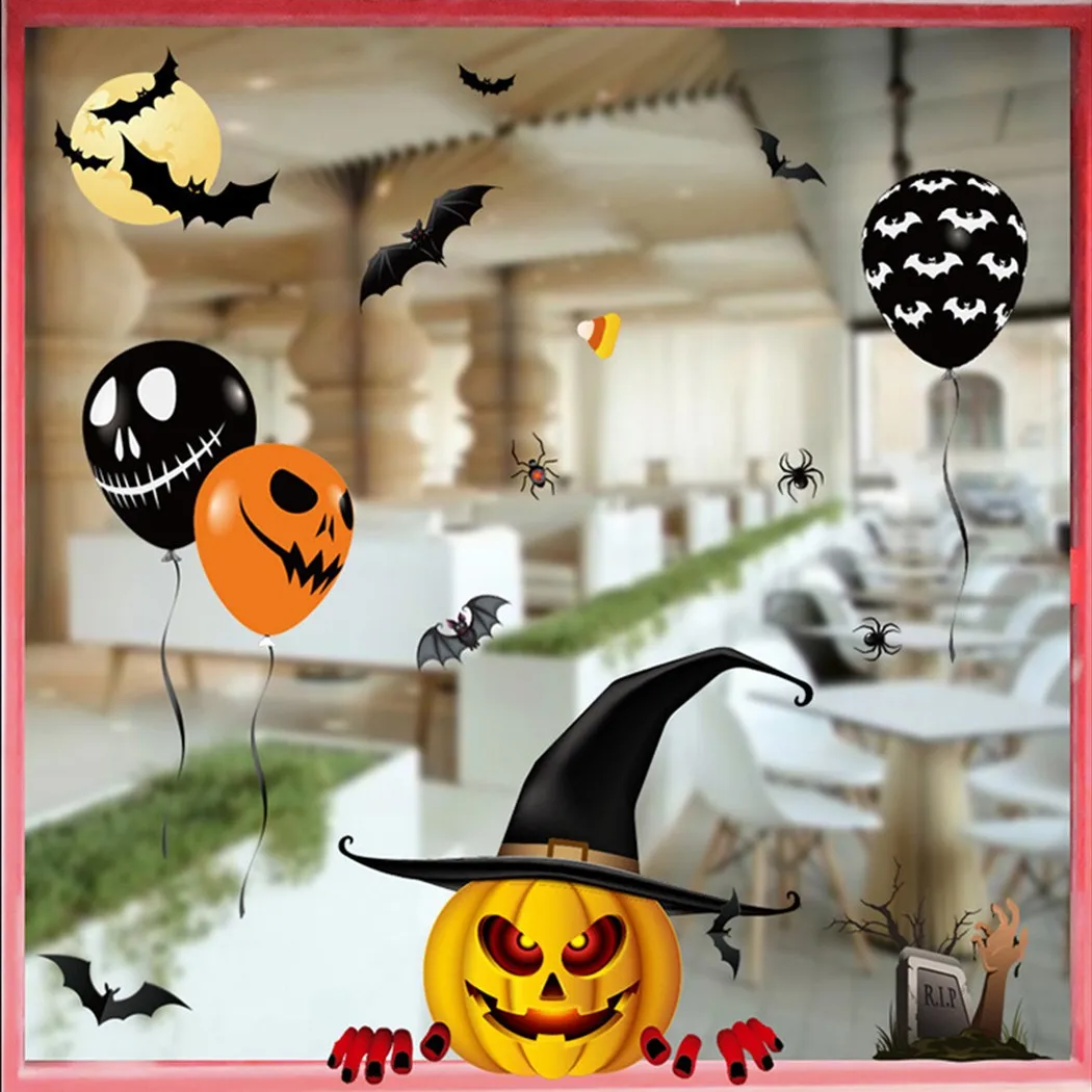 1Set Halloween Stickers Party Decoration Balloon Electrostatic Stickers PVC Bat Halloween Party DIY Decor
1Set Halloween Stickers Party Decoration Balloon Electrostatic Stickers PVC Bat Halloween Party DIY Decor