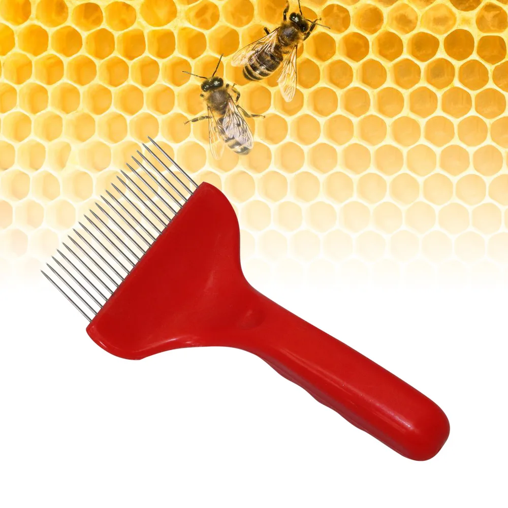 New Size 21 Pin Honey Forks Straight Needles Uncapping Stainless Steel Pointed Bee Fork Thicken Plastic Handle Beekeeping Tool
New Size 21 Pin Honey Forks Straight Needles Uncapping Stainless Steel Pointed Bee Fork Thicken Plastic Handle Beekeeping Tool