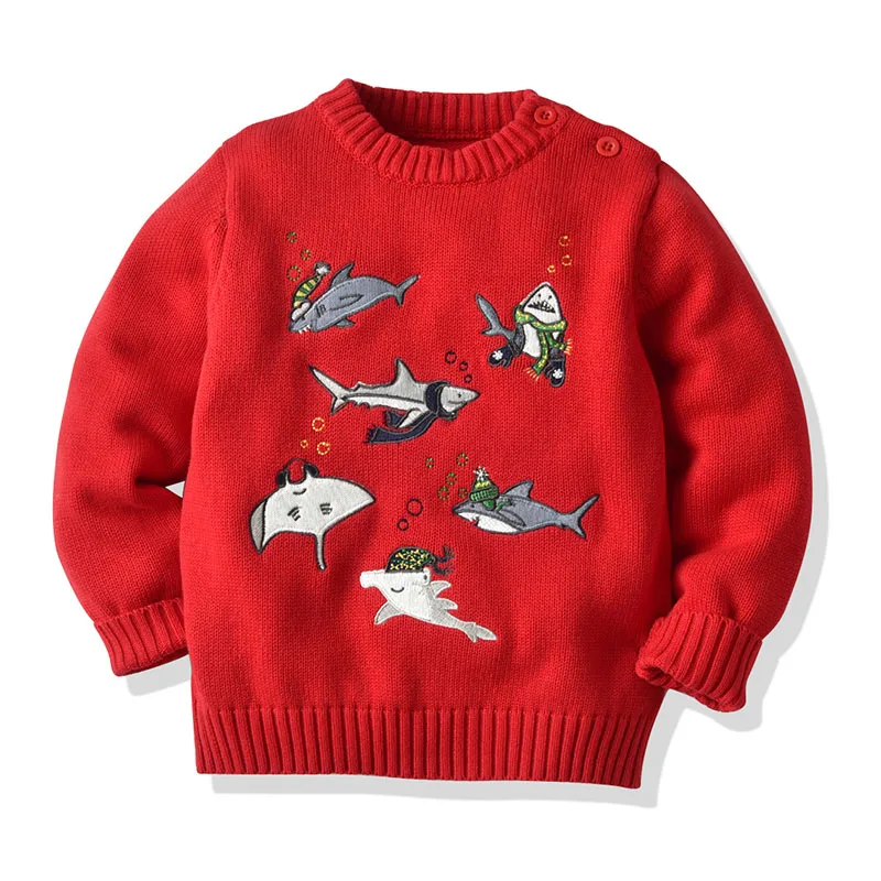 Baby Kids Boys Girls Long Sleeve Shark Knit Sweater Autumn Winter Baby Kids Boys Girls Pullover Sweaters Children's Clothes
Baby Kids Boys Girls Long Sleeve Shark Knit Sweater Autumn Winter Baby Kids Boys Girls Pullover Sweaters Children's Clothes