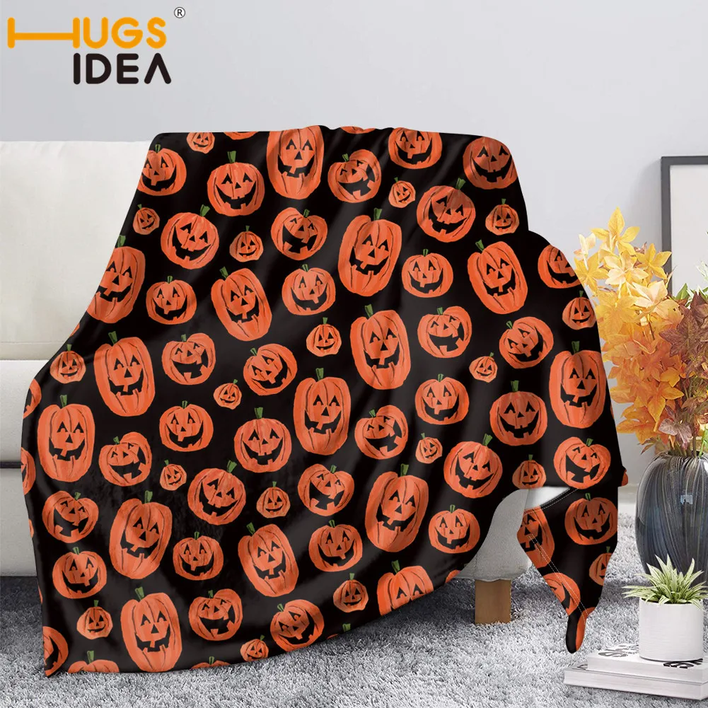 HUGSIDEA Halloween Theme Sherpa Throw Blanket Pumpkin Lantern Printed Bedspread Flannel Fleece Plush Blanket on Sofa/Couch
HUGSIDEA Halloween Theme Sherpa Throw Blanket Pumpkin Lantern Printed Bedspread Flannel Fleece Plush Blanket on Sofa/Couch