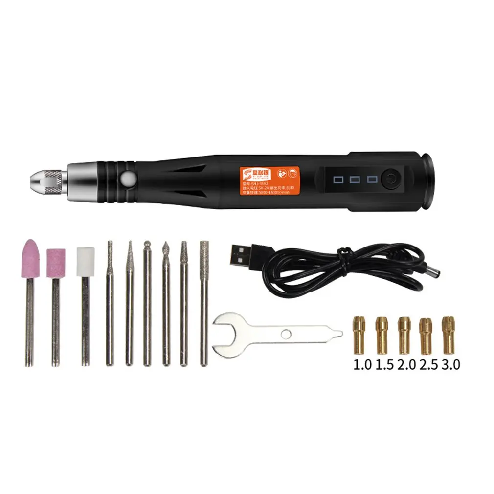 Ручка для гравировки «сделай сам», мини-дрель с USB, вращающийся инструмент, портативная электрическая ручка для полировки и резьбы, использу...
Ручка для гравировки «сделай сам», мини-дрель с USB, вращающийся инструмент, портативная электрическая ручка для полировки и резьбы, использу...