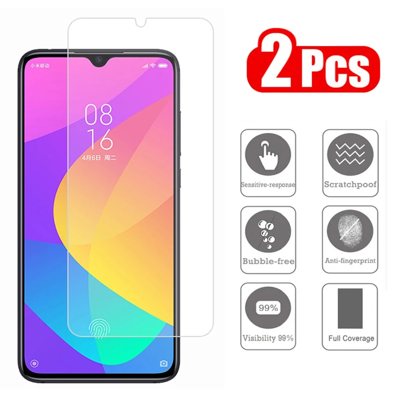 2 шт закаленное стекло для Xiaomi mi 9 Lite SE 9t cc9 cc9e pro Защитное экрана A3 lite стекло| |