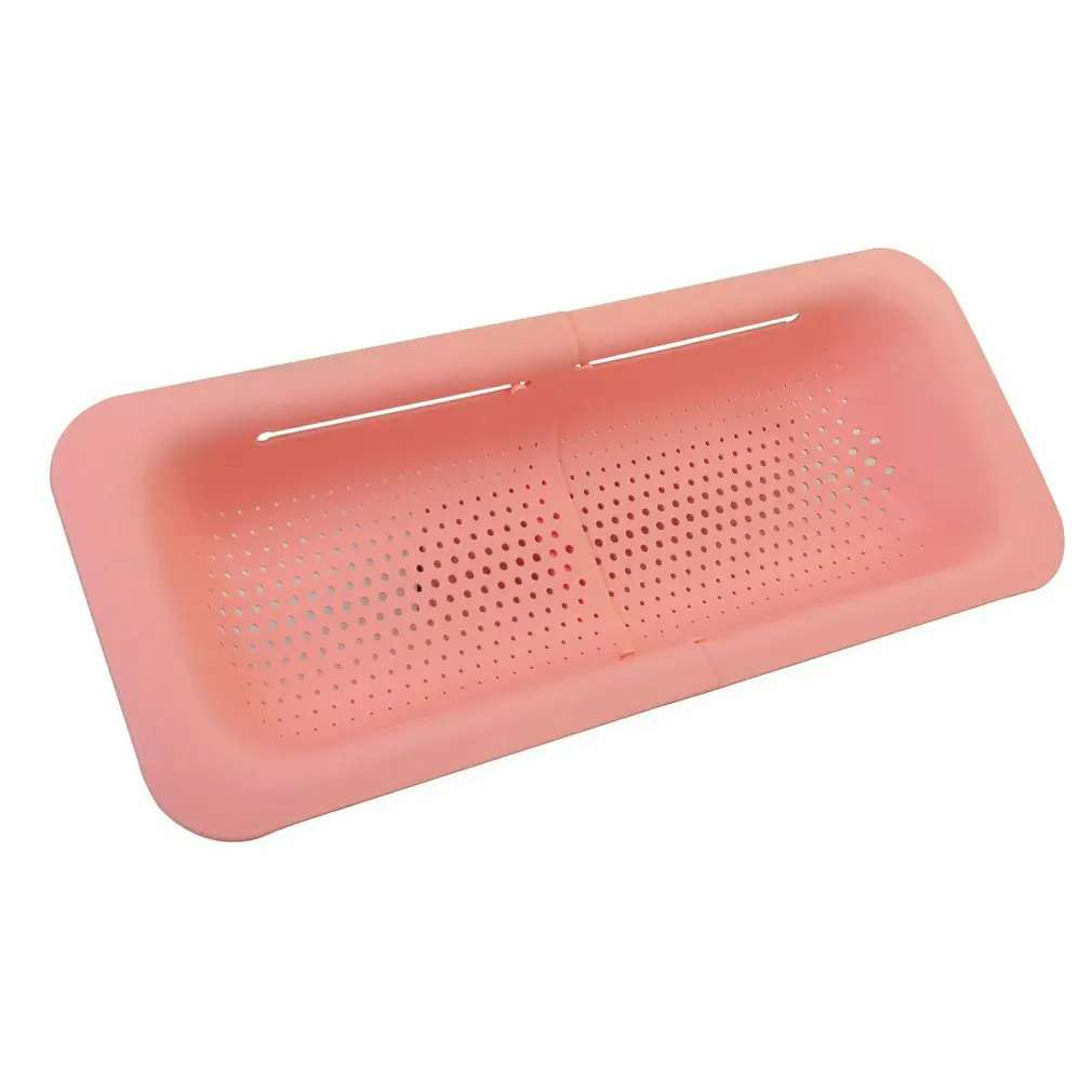 Выдвижной пластиковый дуршлаг для раковины
Выдвижной пластиковый дуршлаг для раковины