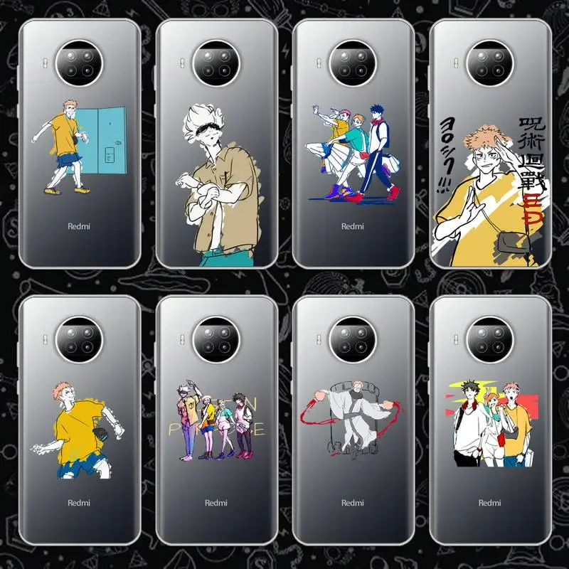 Jujutsu Kaisen Phone Case Transparent for Xiaomi mi Redmi note 10 t 8 9 pro lite 11 Samsung S 8 9 10 20
Jujutsu Kaisen Phone Case Transparent for Xiaomi mi Redmi note 10 t 8 9 pro lite 11 Samsung S 8 9 10 20