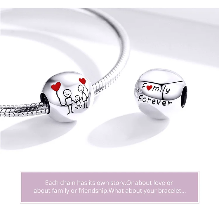 925 Bracelet Bangle Round Metal Beads Women Gifts DIY Jewelry Making Family Charm Pendant for Original Bijoux 
925 Bracelet Bangle Round Metal Beads Women Gifts DIY Jewelry Making Family Charm Pendant for Original Bijoux