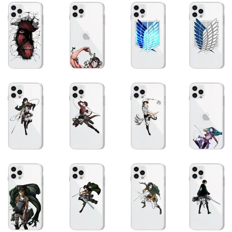 Attack On Titan Phone Case For iPhone 13 12 11 8 7 Pro Max Plus X XS XR MINI transparent clear New
Attack On Titan Phone Case For iPhone 13 12 11 8 7 Pro Max Plus X XS XR MINI transparent clear New