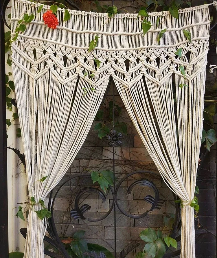 Hot-selling Door Curtain Tapestry Bohemian Style Handmade Cotton Woven Curtain Wedding Supplies Decoration
Hot-selling Door Curtain Tapestry Bohemian Style Handmade Cotton Woven Curtain Wedding Supplies Decoration