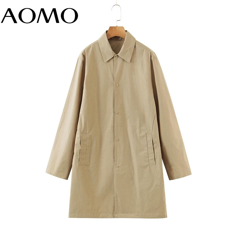AOMO Women England Style Oversized Khaki Trench Coat 2021 Autumn Elegant Long Sleeve Office Ladies Outwear 8H115A
AOMO Women England Style Oversized Khaki Trench Coat 2021 Autumn Elegant Long Sleeve Office Ladies Outwear 8H115A