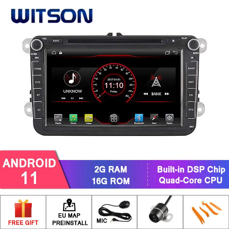 Автомагнитола WITSON на Android 11 автомобильная DVD-навигация для VOLKSWAGEN серии (новая