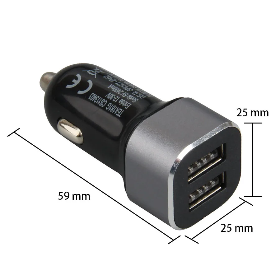 Universal 2-Port Mini Car Cigarette Lighter Socket Charger 5V USB car charger Power Adapter for iphone ipod ipad Samsung 500pcs
Universal 2-Port Mini Car Cigarette Lighter Socket Charger 5V USB car charger Power Adapter for iphone ipod ipad Samsung 500pcs