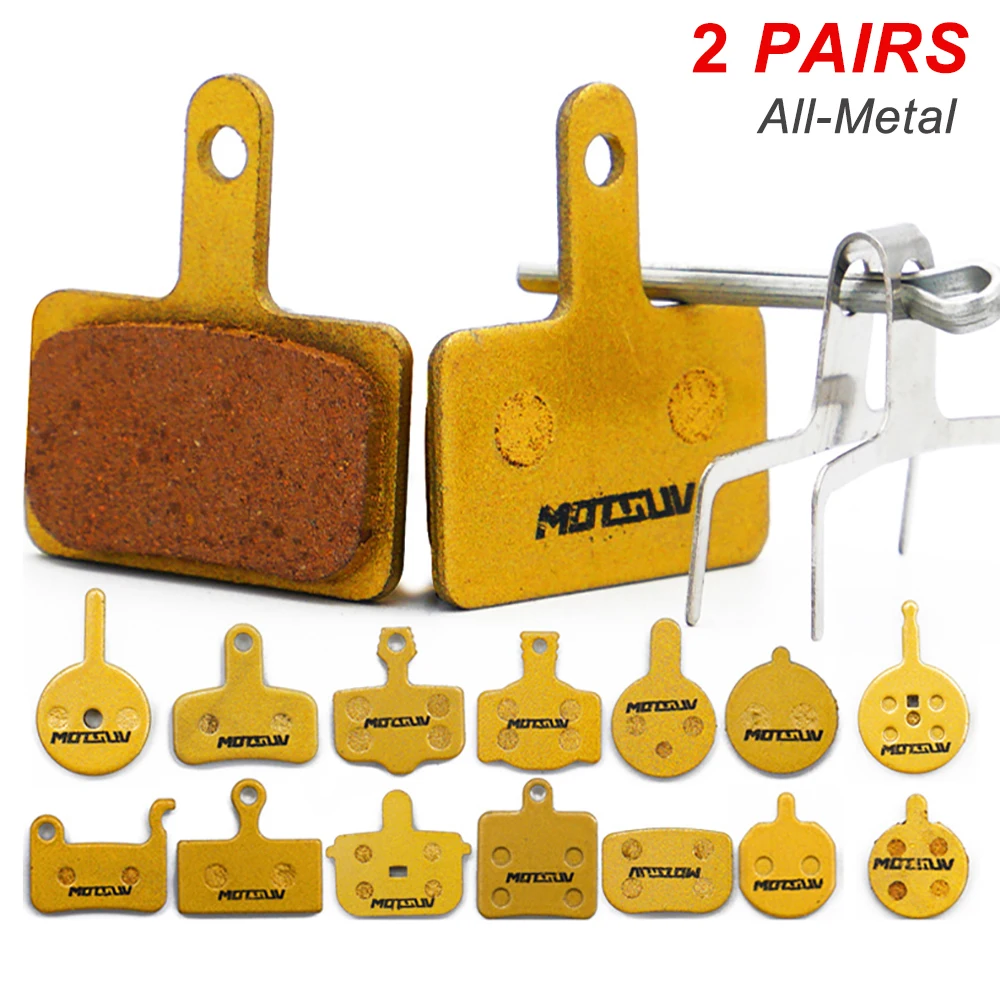 MOTSUV 2Pairs Mountain Bike disc Pad Bike Hydraulic Disc Brake Pads all metal oil disc brake pads BB5 for Shimano SRAM AVID ZOOM
MOTSUV 2Pairs Mountain Bike disc Pad Bike Hydraulic Disc Brake Pads all metal oil disc brake pads BB5 for Shimano SRAM AVID ZOOM