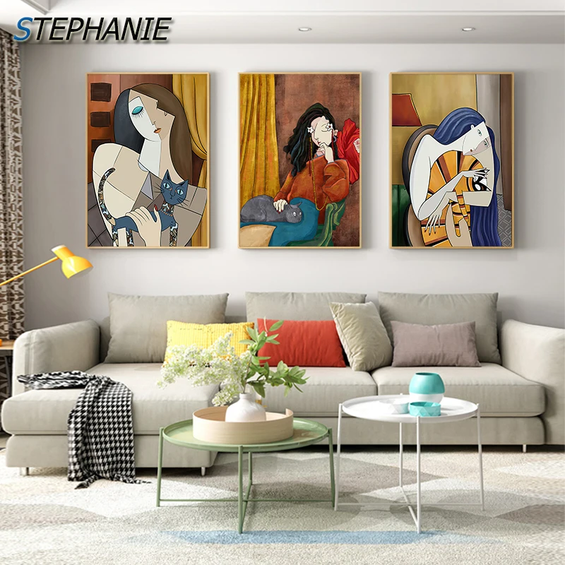 Japanese Girls Kitten Wall Art Posters Vintage Canvas Painting Abstract Poster Print Nordic Pictures for Living Room Bedroom Dec
Japanese Girls Kitten Wall Art Posters Vintage Canvas Painting Abstract Poster Print Nordic Pictures for Living Room Bedroom Dec