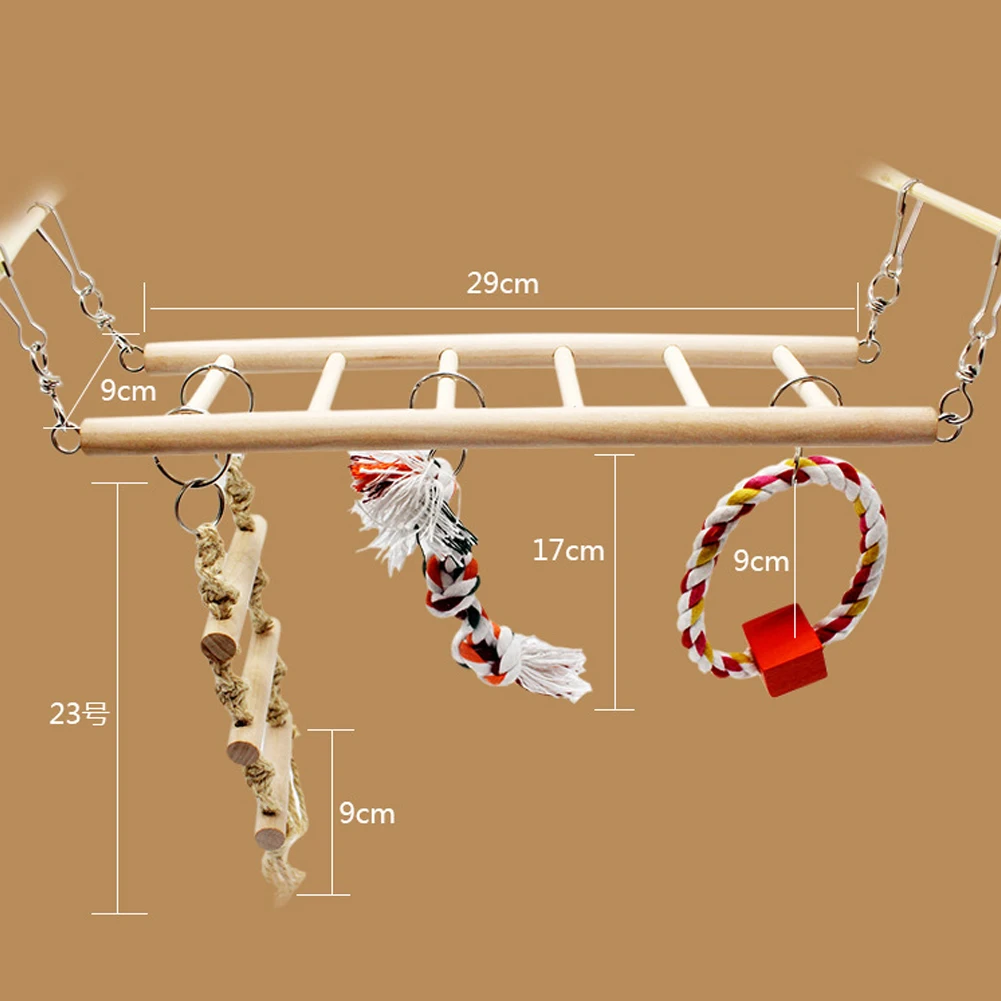 Parrot Toys Parrot Climbing Net Hanging Ladder Bridge Macaw Cage Chew Decoration Bird Toys Pet Supplies Pet Bird Durable Home
Parrot Toys Parrot Climbing Net Hanging Ladder Bridge Macaw Cage Chew Decoration Bird Toys Pet Supplies Pet Bird Durable Home