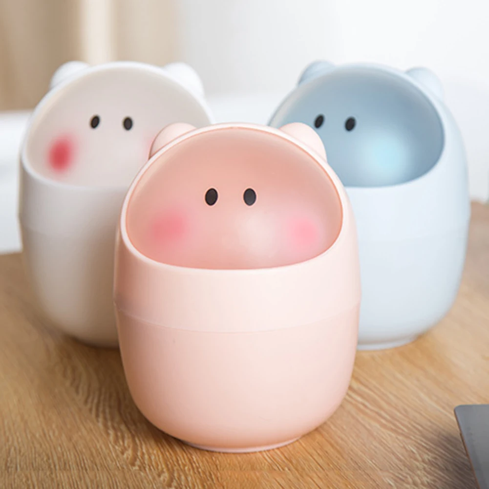 Mini Cute desktop Storage Bucket Flip trash can Home Tissue storage bucket Creativity Rotate the lid Office Household 2021 New
Mini Cute desktop Storage Bucket Flip trash can Home Tissue storage bucket Creativity Rotate the lid Office Household 2021 New