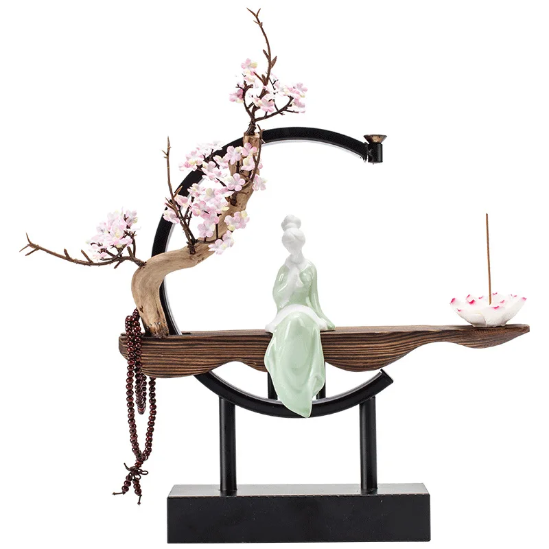 New Chinese LED Light Living Room Decoration TV Cabinet Entrance Decoration Home Soft Decoration Zen Crafts
New Chinese LED Light Living Room Decoration TV Cabinet Entrance Decoration Home Soft Decoration Zen Crafts