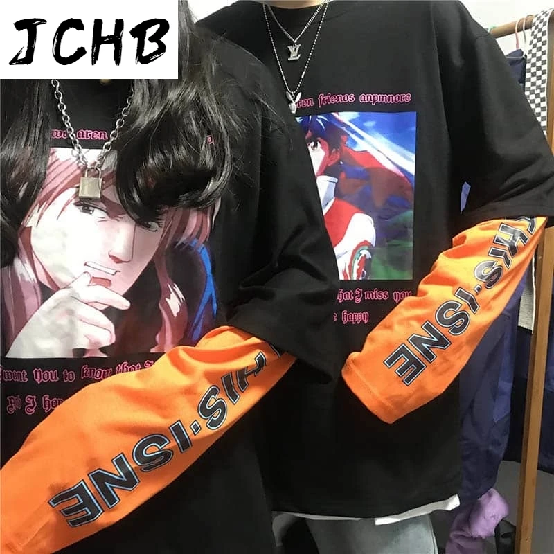 2021 Gothic Japan Harajuku Cartoon Anime Print Tshirt Women t Shirt Couples High Street Girl Casual Loose Long Sleeve T-shirt To
2021 Gothic Japan Harajuku Cartoon Anime Print Tshirt Women t Shirt Couples High Street Girl Casual Loose Long Sleeve T-shirt To