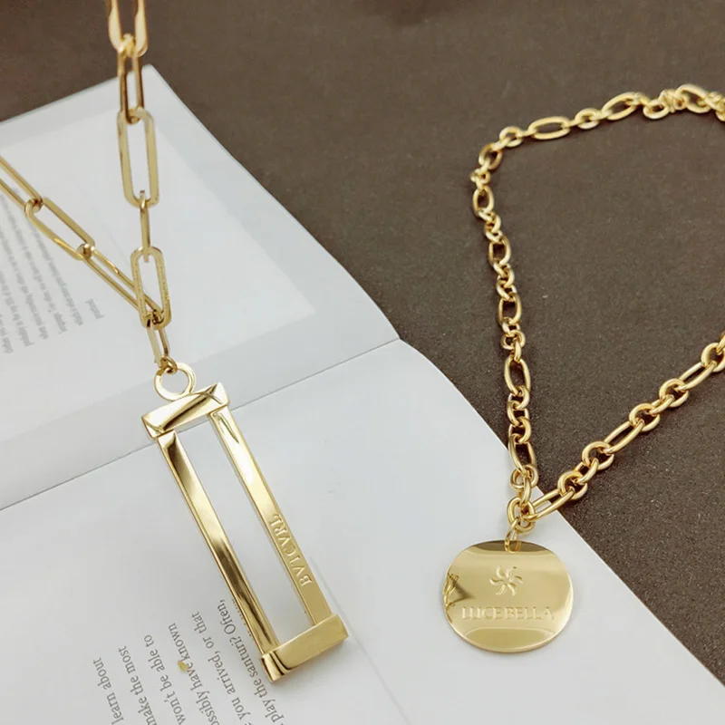 Vintage Stainless Steel Sweater Chain Necklaces Women Girl Chokers Necklaces Fashion Jewellery New ожерелье
Vintage Stainless Steel Sweater Chain Necklaces Women Girl Chokers Necklaces Fashion Jewellery New ожерелье