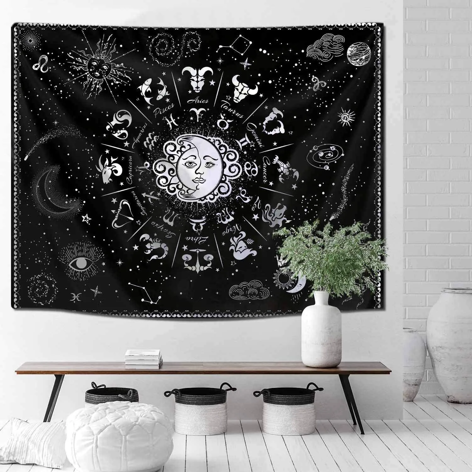 Witch Tapestry Sun And Moon Tapestry Psychedelic Astrology Tapestry Wall Hanging For Independent Room Hippie College Dorm Decor
Witch Tapestry Sun And Moon Tapestry Psychedelic Astrology Tapestry Wall Hanging For Independent Room Hippie College Dorm Decor