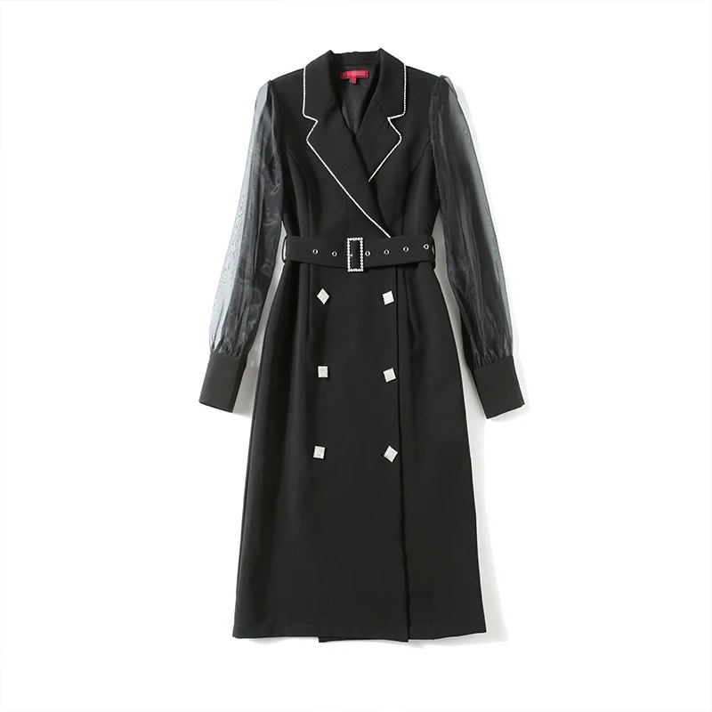 New Elegant Vintage Fashion Women Slim Tunic Dress Office Lady Long Sleeve Midi Dresses Clothing Button Sashes
New Elegant Vintage Fashion Women Slim Tunic Dress Office Lady Long Sleeve Midi Dresses Clothing Button Sashes