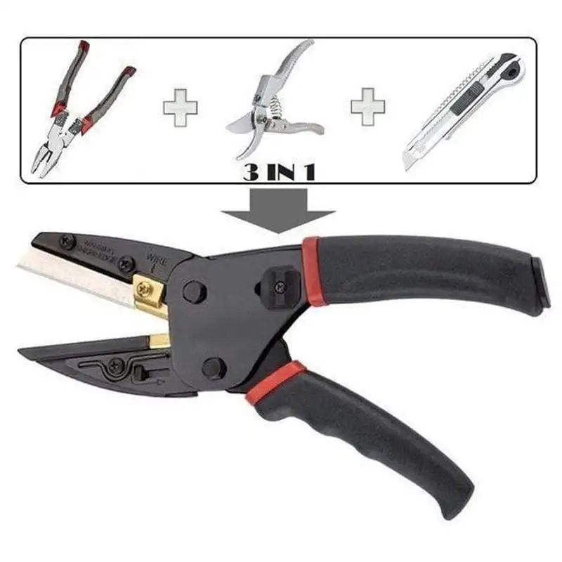 3 In 1 Power Cutting Tool with Built-In Wire Cutter Utility Knife Cutter Multi Tool Pliers Hand Tools Garden Pruning
3 In 1 Power Cutting Tool with Built-In Wire Cutter Utility Knife Cutter Multi Tool Pliers Hand Tools Garden Pruning