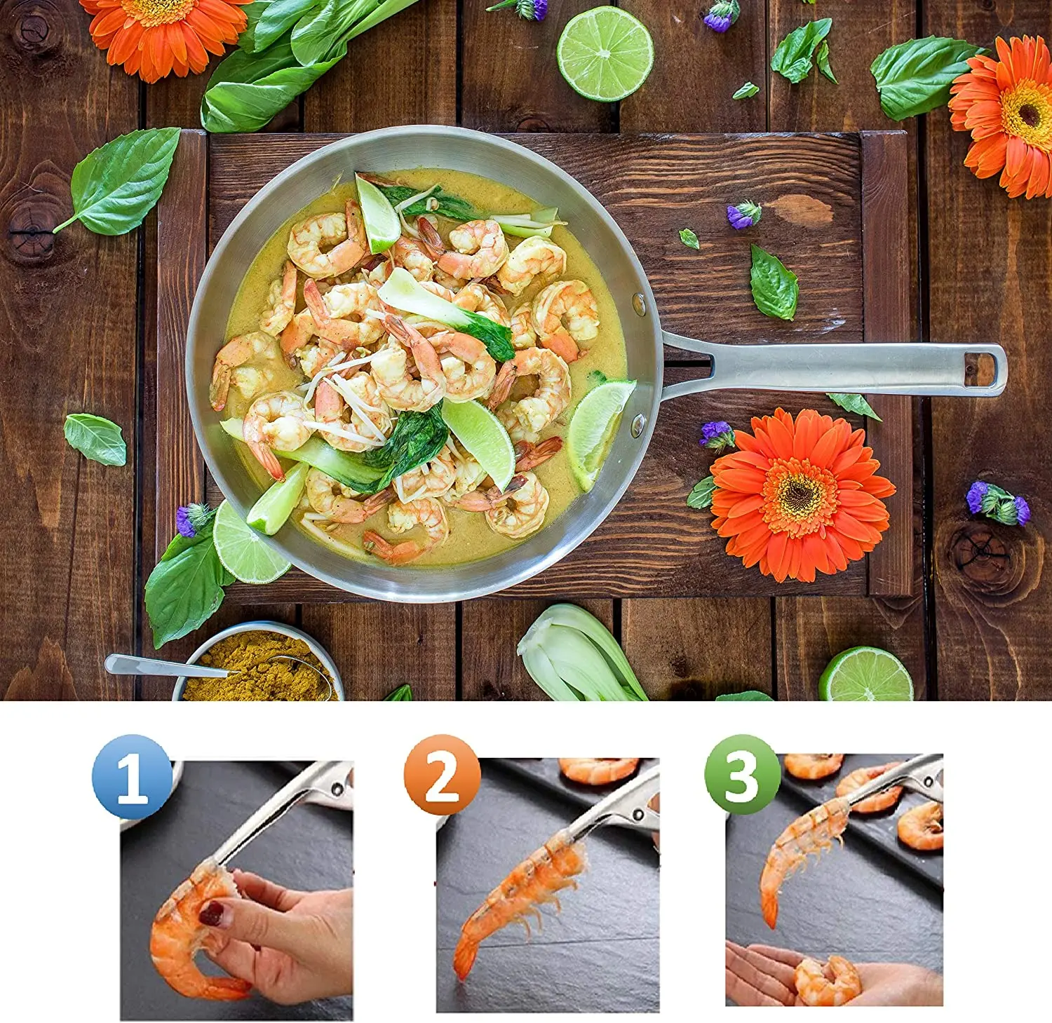 Zhangji 304 PremiumStainless Steel Shrimp Peeler Prawn Deveiner Tool Fishing Knife Cleaner Kitchen Seafood Tool
Zhangji 304 PremiumStainless Steel Shrimp Peeler Prawn Deveiner Tool Fishing Knife Cleaner Kitchen Seafood Tool