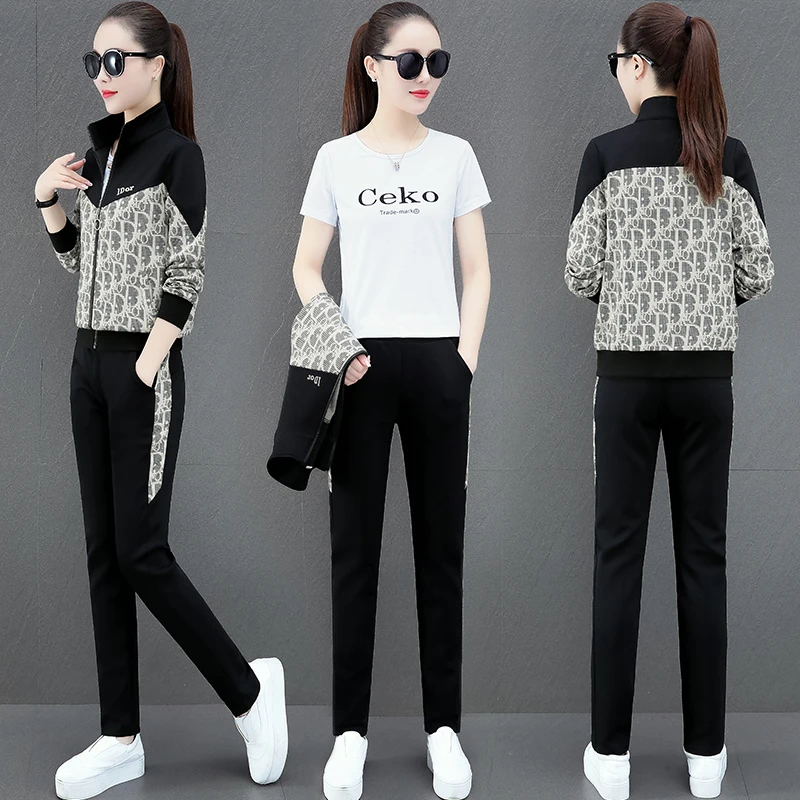 Women Tracksuit Classic checkerboard and Black Pants Autumn Plaid Suit Female zipper jacket Casual Full Length Trousers Outfits
Women Tracksuit Classic checkerboard and Black Pants Autumn Plaid Suit Female zipper jacket Casual Full Length Trousers Outfits