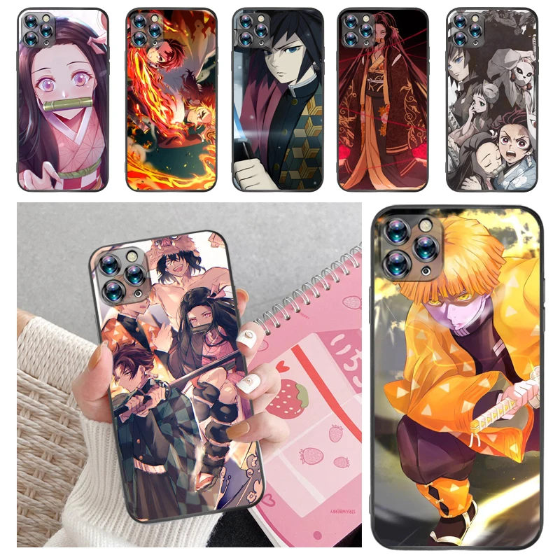 Demon Slayer Kamado Tanjirou Kimetsu No Yaiba Kamado Nezuko Agatsuma Zenitsu Phone Case For iPhone 12 Mini SE 2020 Pro Cases
Demon Slayer Kamado Tanjirou Kimetsu No Yaiba Kamado Nezuko Agatsuma Zenitsu Phone Case For iPhone 12 Mini SE 2020 Pro Cases