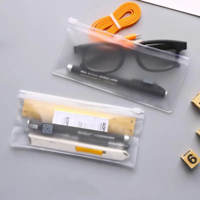 Creative and frosting folder office bag PVC billbag pen bag stationery bag Easy to use and convenient LX9005
Creative and frosting folder office bag PVC billbag pen bag stationery bag Easy to use and convenient LX9005