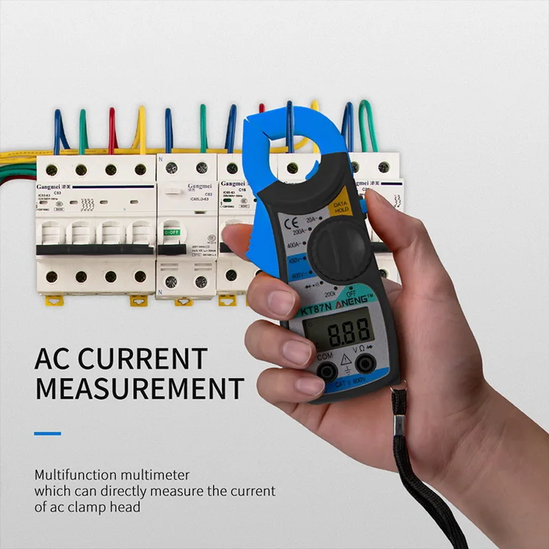 1PCS LCD Digital Clamp Multimeter AC/DC Current Ammeter Voltage Resistance Capacitance Volt Amp Ohm Meter With Tester Probe
1PCS LCD Digital Clamp Multimeter AC/DC Current Ammeter Voltage Resistance Capacitance Volt Amp Ohm Meter With Tester Probe