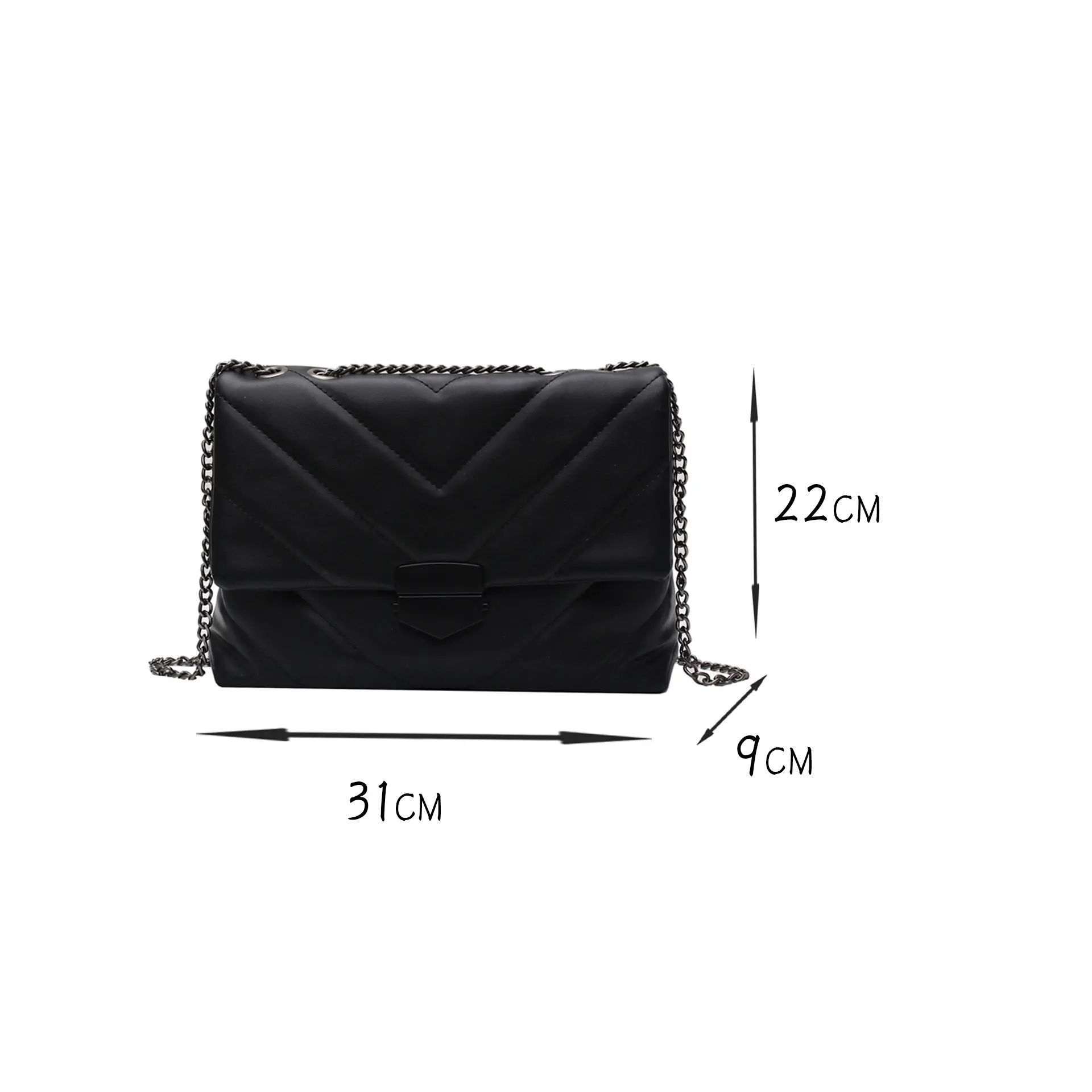New Casual Thread Chain Crossbody Bags For Women Fashion Simple Shoulder Bag Ladies Designer Handbags PU Leather Messenger Bags 
New Casual Thread Chain Crossbody Bags For Women Fashion Simple Shoulder Bag Ladies Designer Handbags PU Leather Messenger Bags