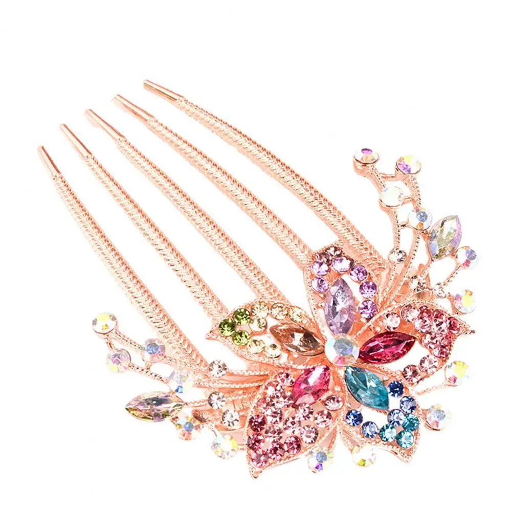 Flower Hair Comb Anti Slip Eye-catching All-matching Rhinestone Crystal Leaf Hair Comb Rhinestone Hair Comb for Beauty
Flower Hair Comb Anti Slip Eye-catching All-matching Rhinestone Crystal Leaf Hair Comb Rhinestone Hair Comb for Beauty