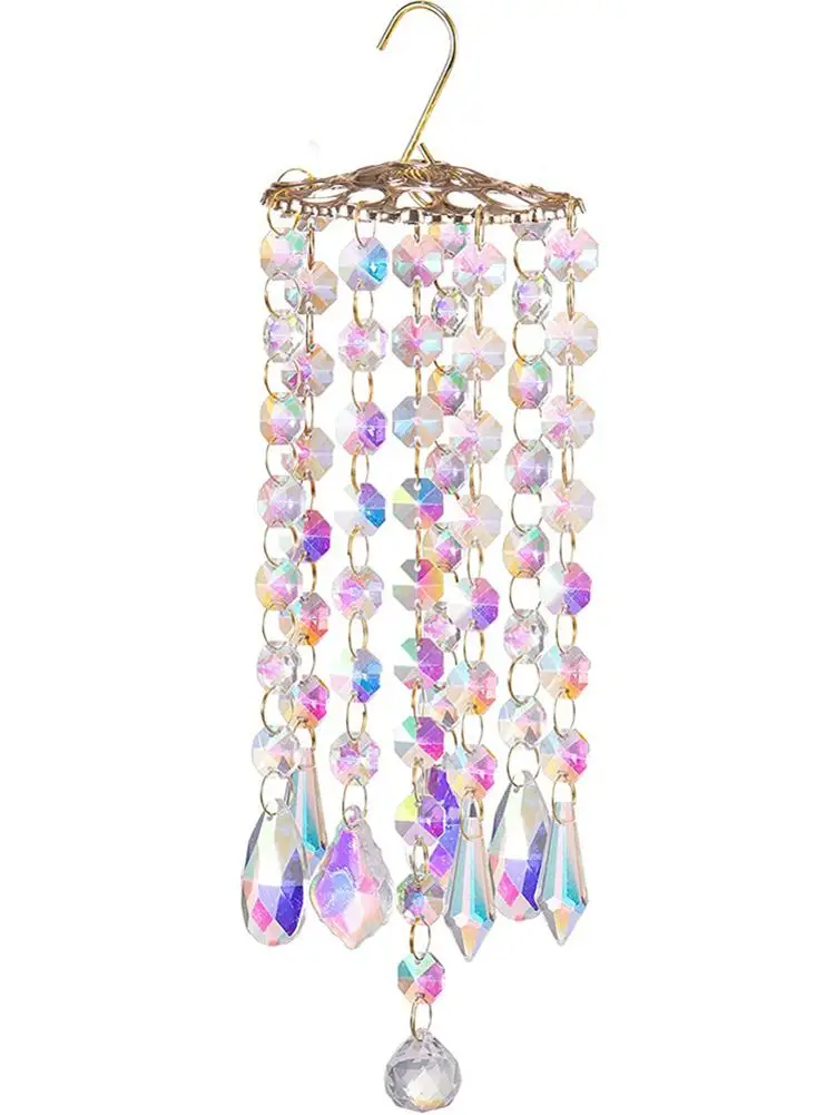 Hanging Crystal Suncatcher Prismatic Wind Chimes Window Curtains Pendant Home Decor Gifts
Hanging Crystal Suncatcher Prismatic Wind Chimes Window Curtains Pendant Home Decor Gifts